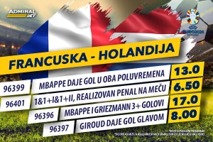 AdmiralBet specijal - Kapiten Mbape i neka nova Francuska, "lale" spremne za branje!